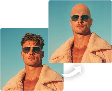 Turn Your Look with the Free AI Bald Filter