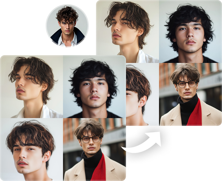 Multi-Image Face Swap with a Single Click