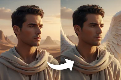 Add Angel Wings To Photo