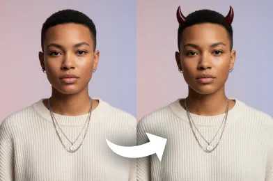 Add Devil Horns to Photo