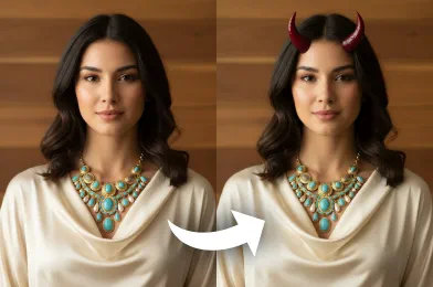 Add Devil Horns to Photo Online