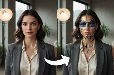 Add Face Paint to Photo Free