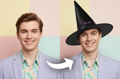 Add Witch Hat to Photo Online