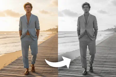 Free AI Black And White Portrait Generator