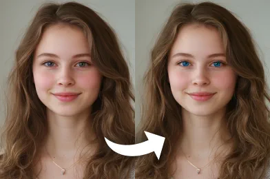 Free AI Blue Eye Filter