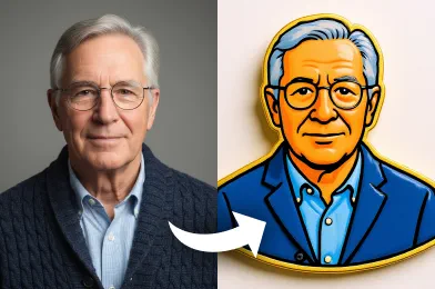 AI Cute Enamel Pin Generator