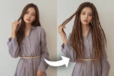 AI Dreadlocks Hair Filter