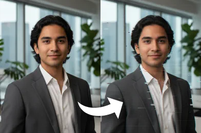 Free AI Glitch Effect