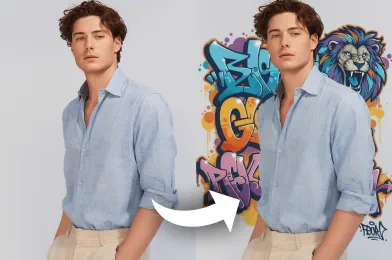 Add photo to Graffiti Generator