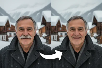 AI Remove Mustache From Photo
