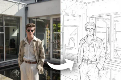 Photo to Line Drawing