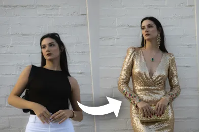 AI Christmas Party Glam Generator