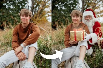 AI Santa Giving Gift Generator