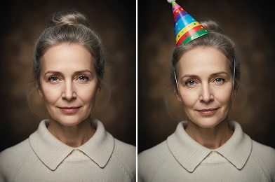 Add Birthday Hat to Photo with AI