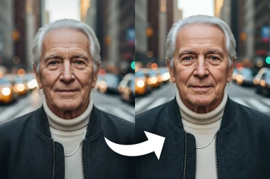 Remove Wrinkles From Photo with AI