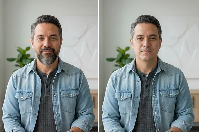 AI Beardless Filter Free